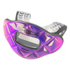 Shock Doctor 3D Iridescent Purple Max AirFlow Football Mouthguard - Front Angle View