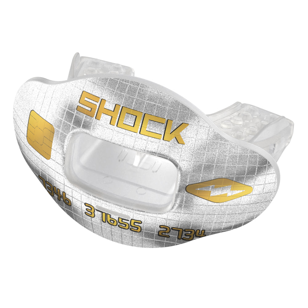 Shock Doctor Diamond Credit Card Max Airflow Football Mouthguard - Front View