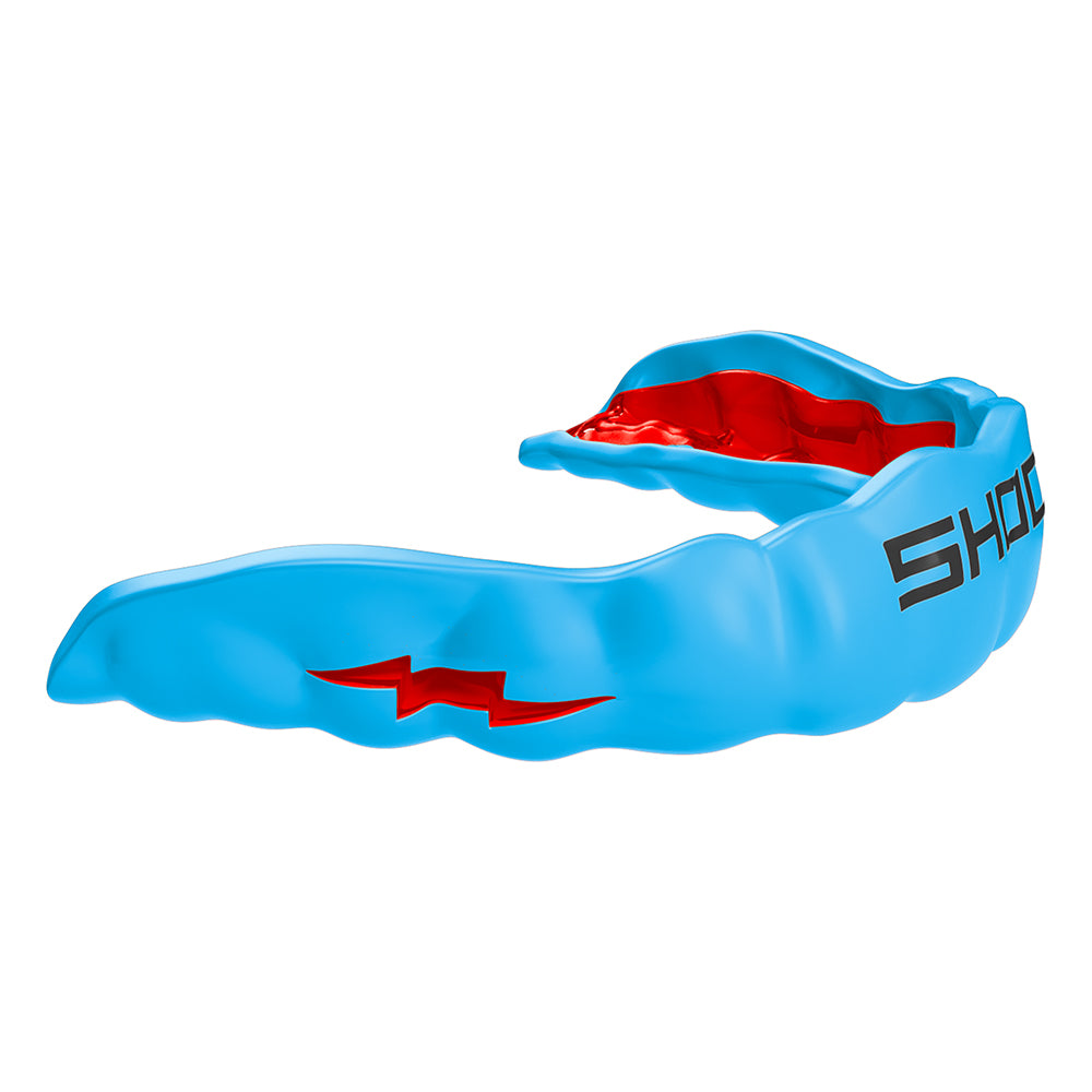 Shock Doctor Kool-Aid Tropical Punch MicroGel Flavor Mouthguard - Side Angle View