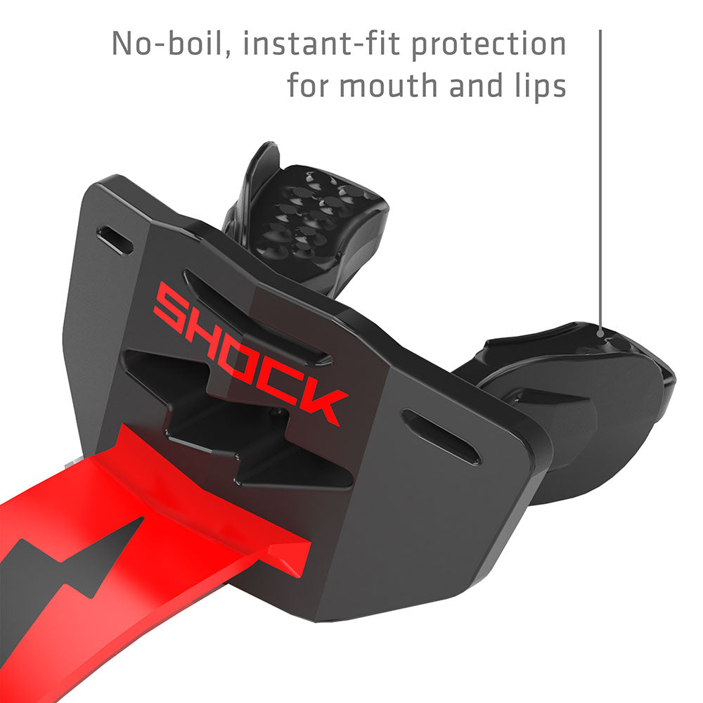 Red - No-boil, instant-fit protection for mouth and lips