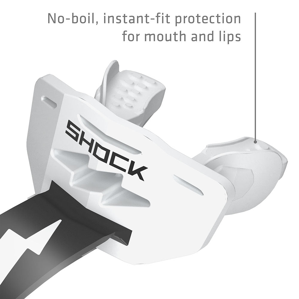 Black - No-boil, instant-fit protection for mouth and lips