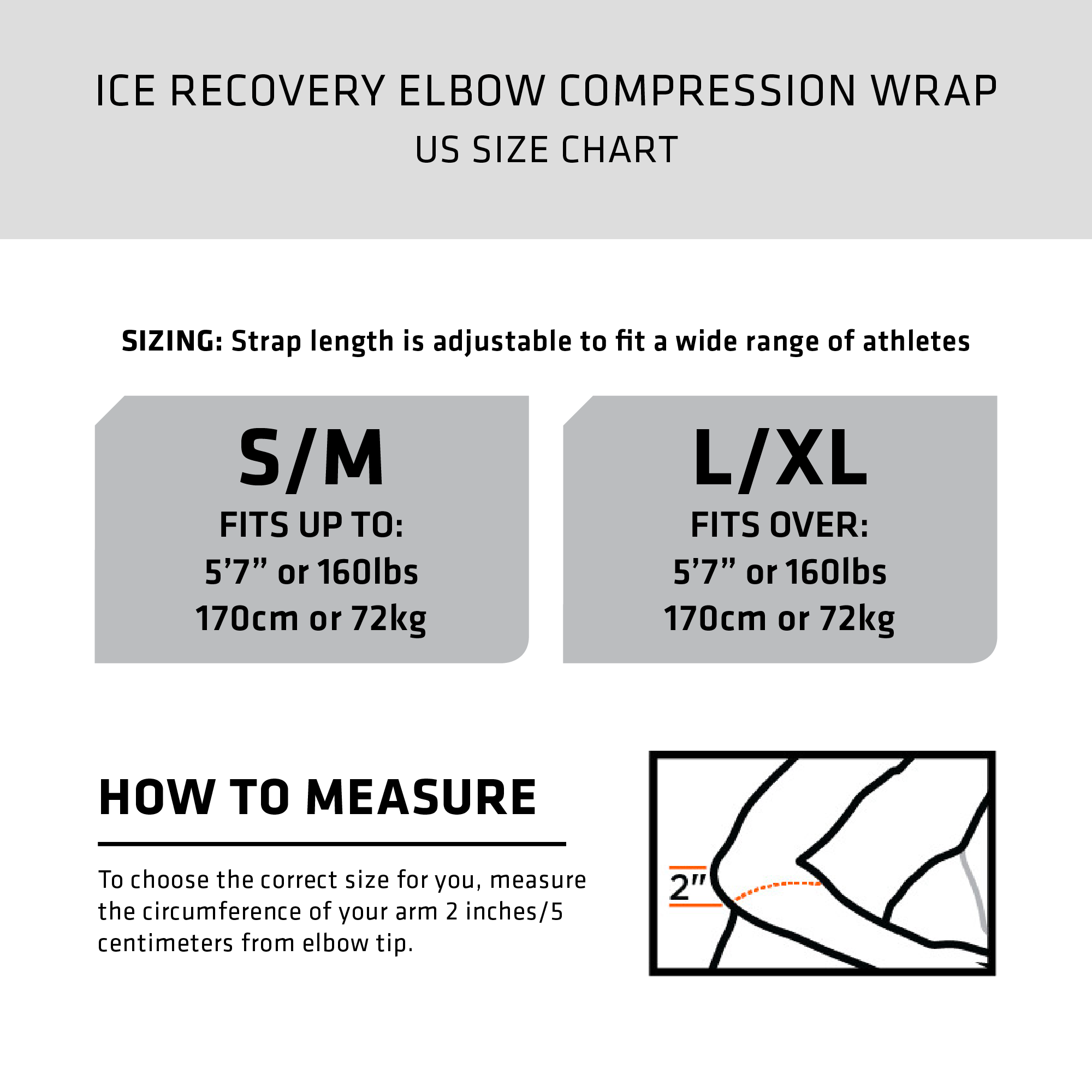 Ice Therapy-Recovery Elbow Compression Wrap
