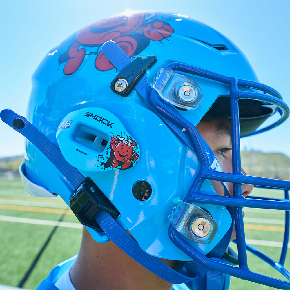 dr topoleski football helmets Shock Doctor Max Air Flow Tropical Punch Kool-Aid Flavored Mouthguard