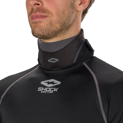 Shock Doctor Unisex Ultra 2.0 Hockey Neck Guard  - On Model - Front Left Angle View