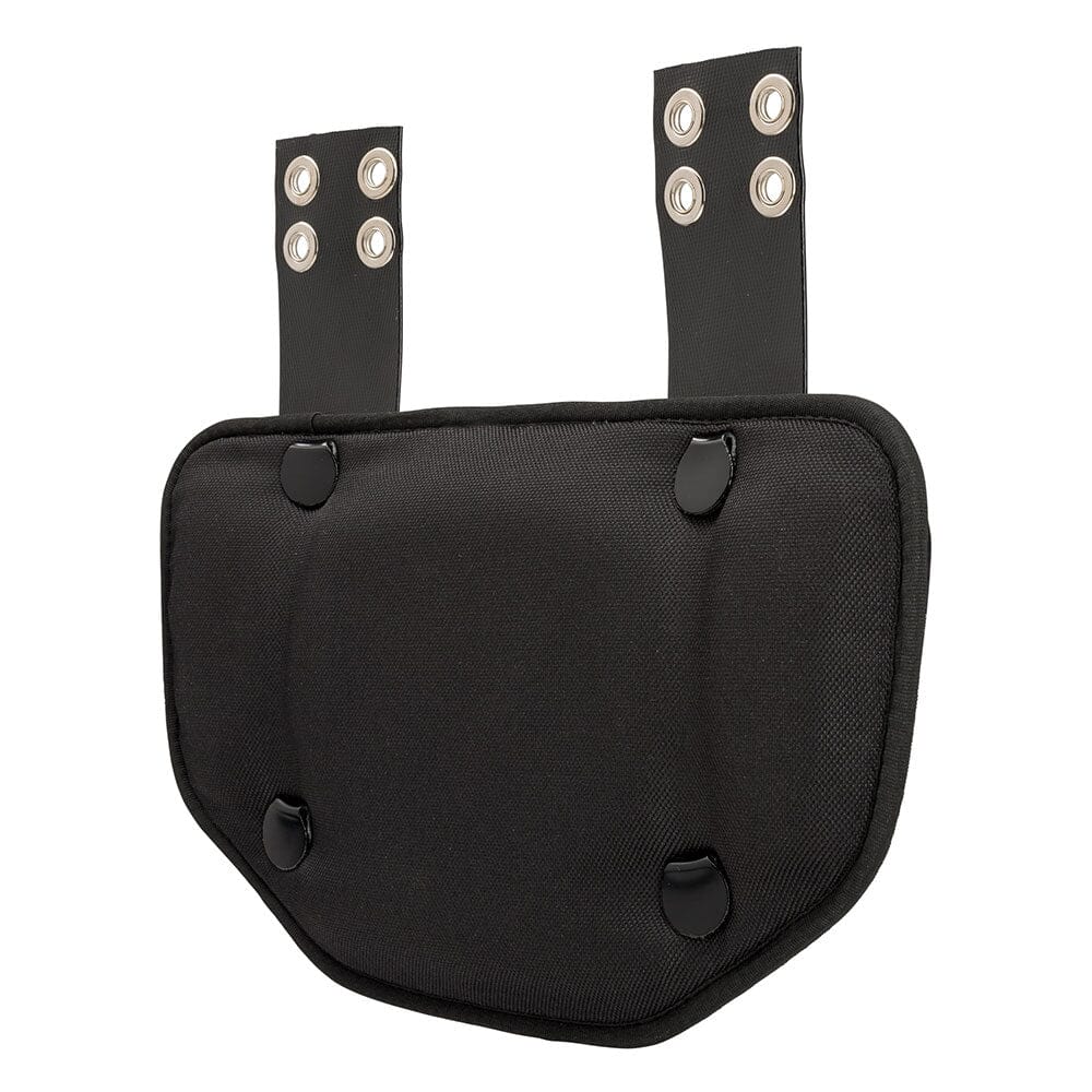 Showtime Black/Gold King Football Back Plate Protector | Shock Doctor