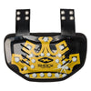 Shock Doctor Showtime Black/Gold King Back Plate - Front View