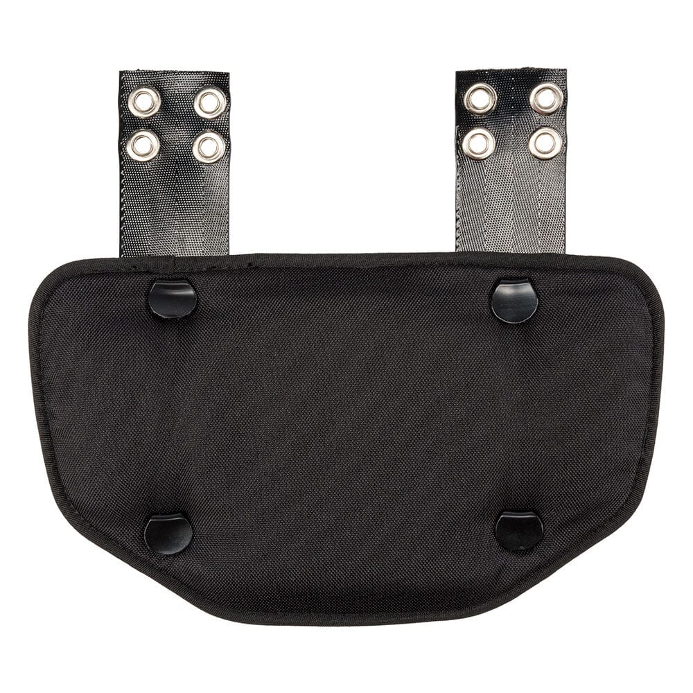 Showtime Black/Gold Chain Football Back Plate Protector | Shock Doctor