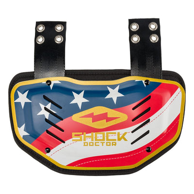 Shock Doctor Showtime Stars and Stripes Back Plate - Front View