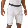 Shock Doctor Showtime 5-Pad Girdle - White - On Model - Front View