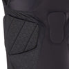 Shock Doctor Showtime 5-Pad Top - Black - Detail Side View of Protective Padding