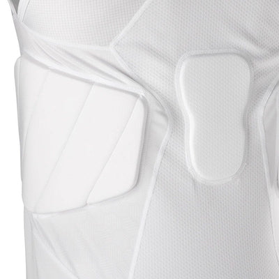 Shock Doctor Showtime 5-Pad Top - White - Detail Side View of Protective Padding