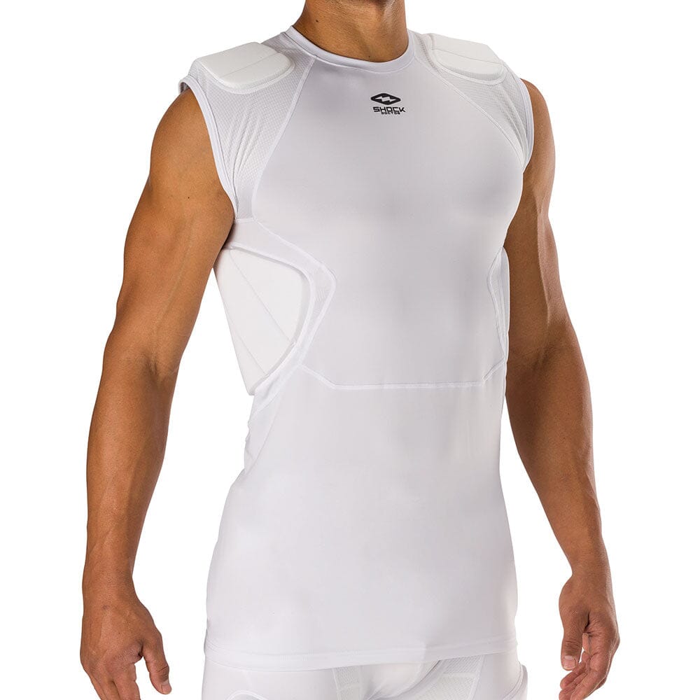 Shock Doctor Compression Short with Ultra Cup White 337-02 at