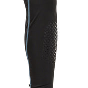 Shock Doctor Women's Compression Hockey Pant With Pelvic Protector - Black - Detail View of Silicone Grip Pattern that helps prevent shin pad slippage