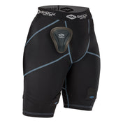 Shock Doctor Women's Compression Hockey Short with Pelvic Protector - Black - Front View