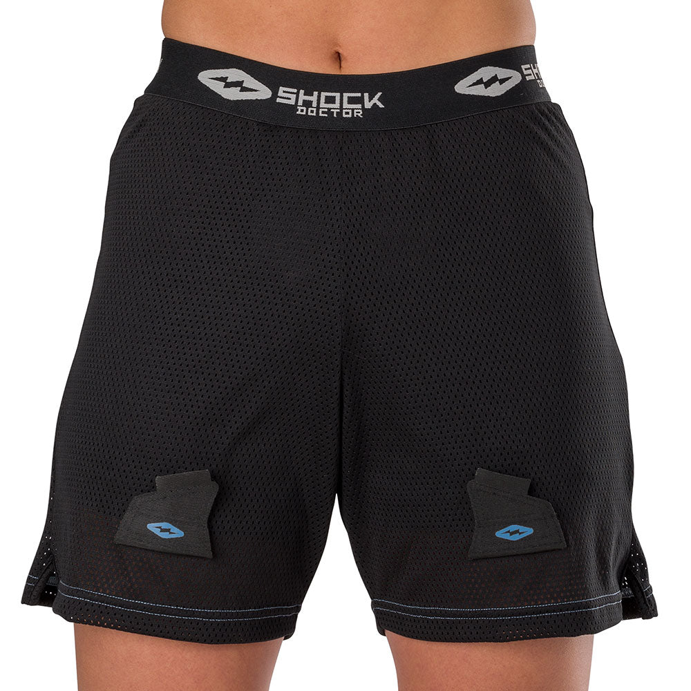 矯正用品・補助ベルト POWER GUARD Pelvic Adjustment Shorts L Women's Loose Hockey Short with Pelvic Protector – Shock Doctor