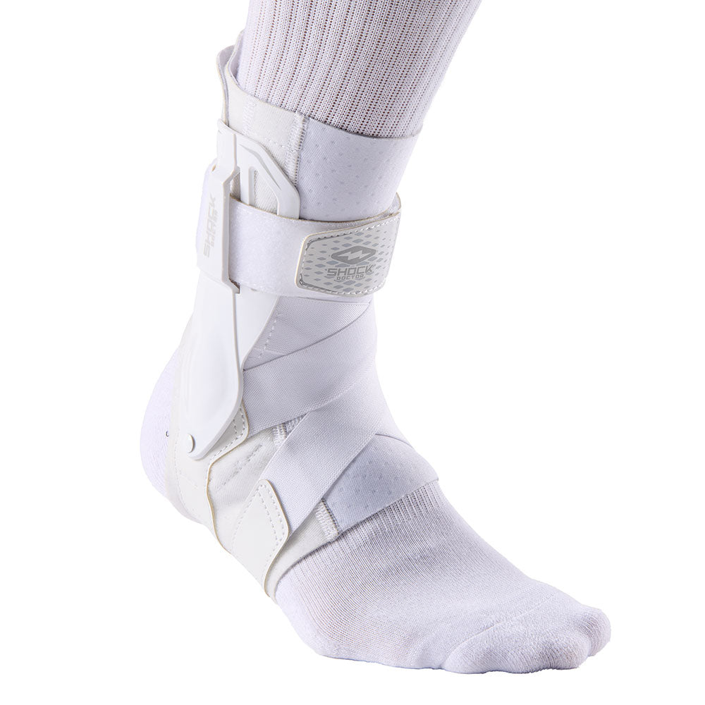 Shock Doctor L3 Ankle Brace - White - Hero Image