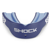 Shock Doctor Gel Max Power Mouthguard - Navy/Columbia Blue - Front View