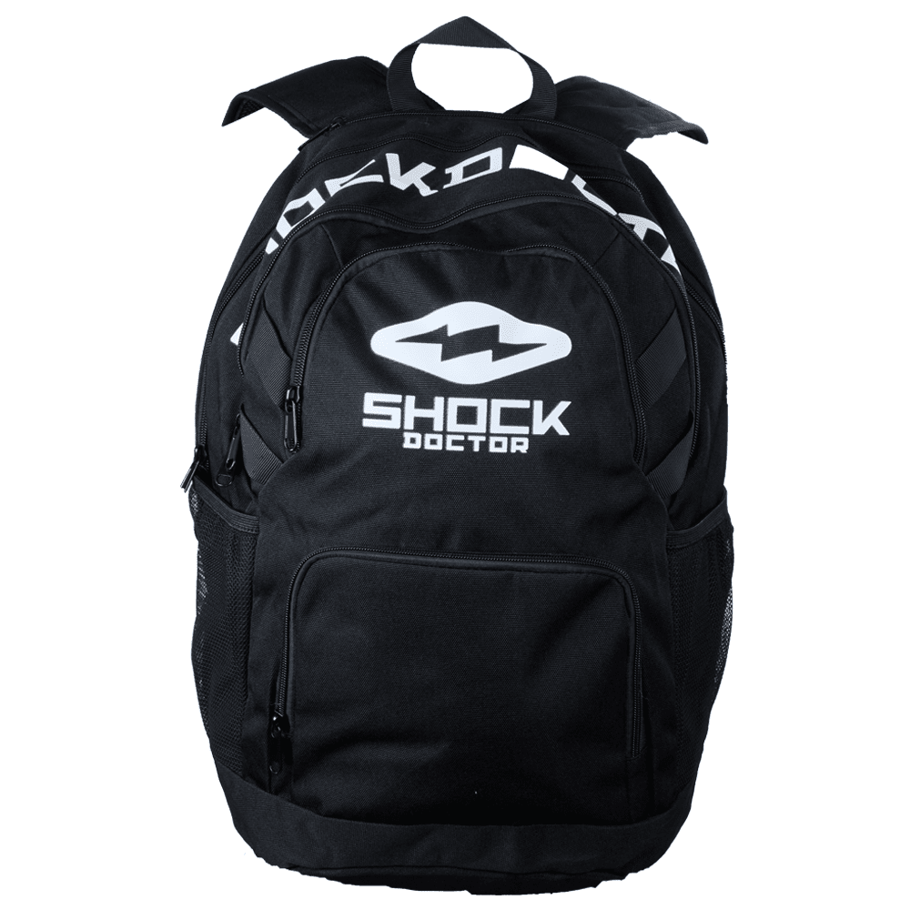 Shock Doctor Backpack - Black - Front View