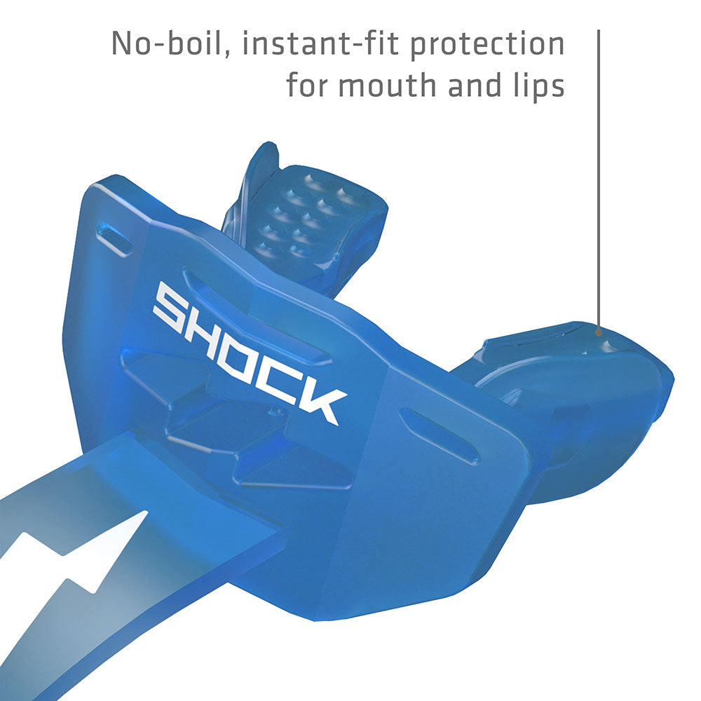 Shock Doctor Thunder Bolt Lip Guard - No-boil, instant-fit protection for mouth and lips
