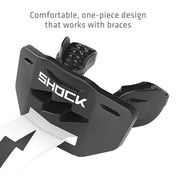 Shock Doctor Thunder Bolt Lip Guard - Comfortable, one-piece design that works with braces