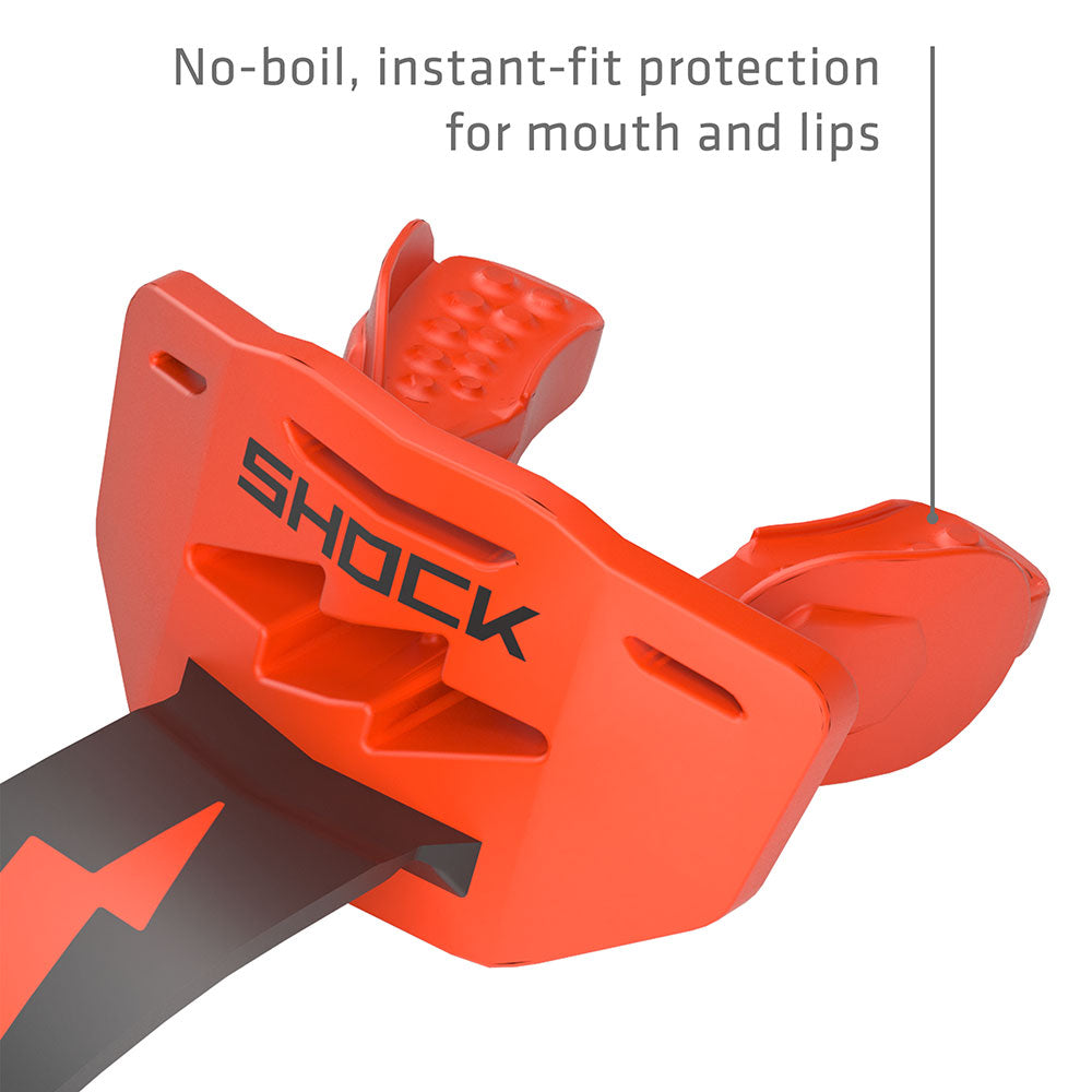 Black -  No-boil, instant-fit protection for mouth and lips