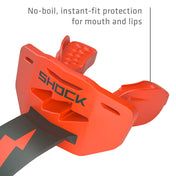 Shock Doctor Thunder Bolt Lip Guard - No-boil, instant-fit protection for mouth and lips