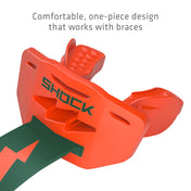 Shock Doctor Thunder Bolt Lip Guard - Comfortable, one-piece design that works with braces
