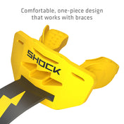 Shock Doctor Thunder Bolt Lip Guard - Comfortable, one-piece design that works with braces