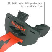 Shock Doctor Thunder Bolt Lip Guard - No-boil, instant-fit protection for mouth and lips