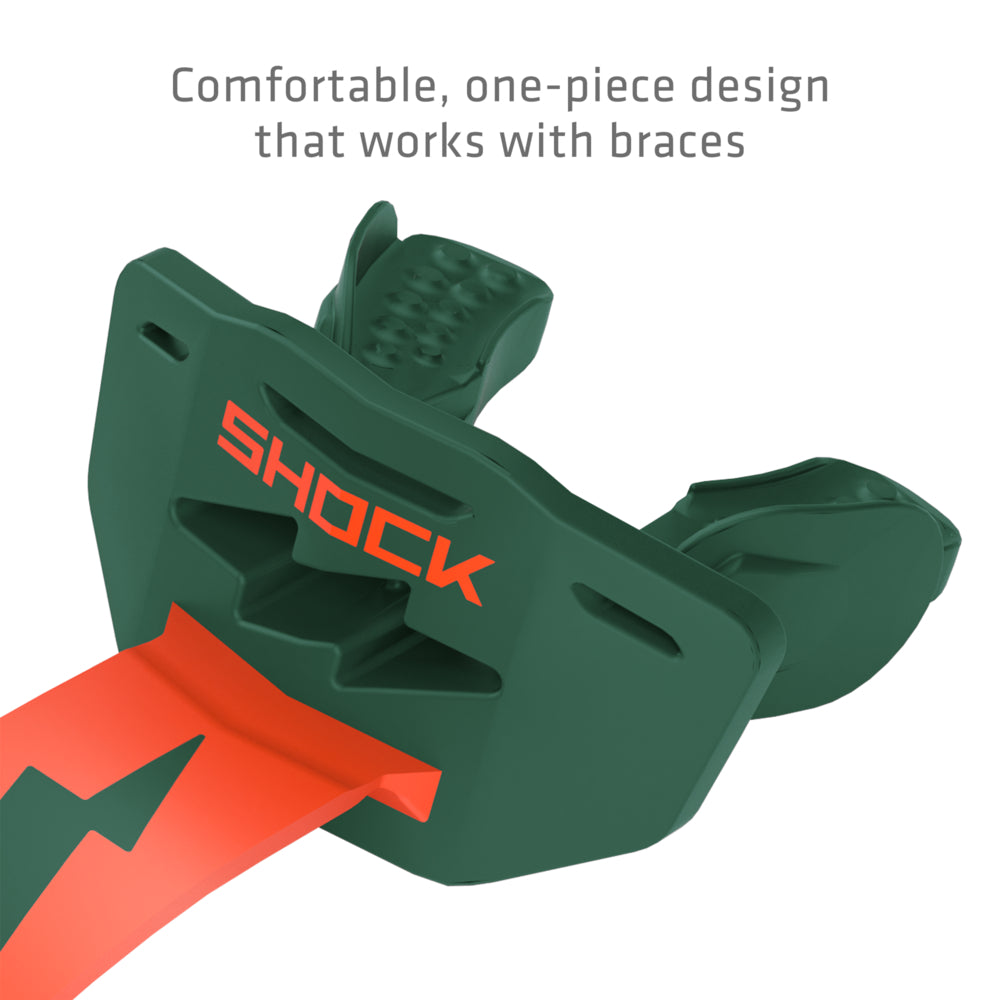 Shock Doctor Thunder Bolt Lip Guard - Comfortable, one-piece design that works with braces