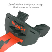 Shock Doctor Thunder Bolt Lip Guard - Comfortable, one-piece design that works with braces