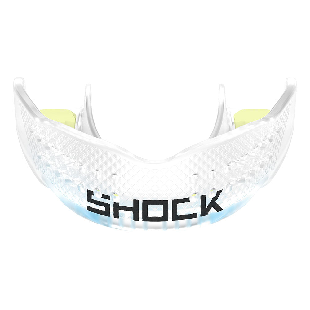 Shock Doctor Trash Talker Basketball Clear Mouthguard - Front Angle View