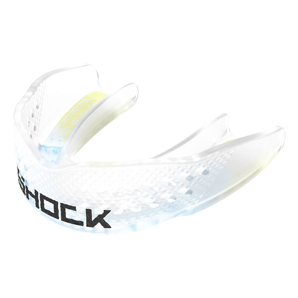 Shock Doctor Trash Talker Basketball Clear Mouthguard - Side  Angle View