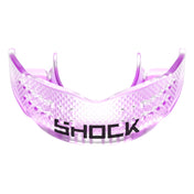 Women's Basketball Trash Talker Mouthguard for High School and Collegiate Players - Purple Clear - Front  View