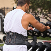Athlete Training With Shock Doctor Back Support for Ultimate Protection