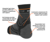 Shock Doctor Compression Knit Ankle Sleeve with Gel Support Features