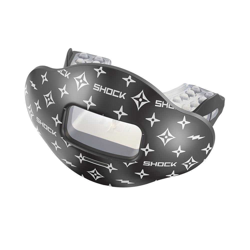 Shock Doctor Black Lux AirFlow Football Mouthguard