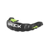 Shock Doctor MicroGel Mouthguard - Black/Shock Green - Front Angle View
