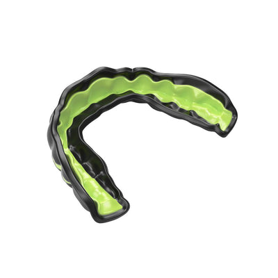 Shock Doctor MicroGel Mouthguard - Black/Shock Green - Custom Mold Detail Shot