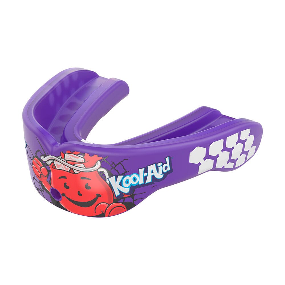 Shock Doctor Kool Aid Gel Max Power Flavor Fusion Mouthguard - Kool-Aid Grape Flavor - Side View