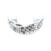 Shock Doctor Trash Talker White Tribal Mouthguard - Front Angle