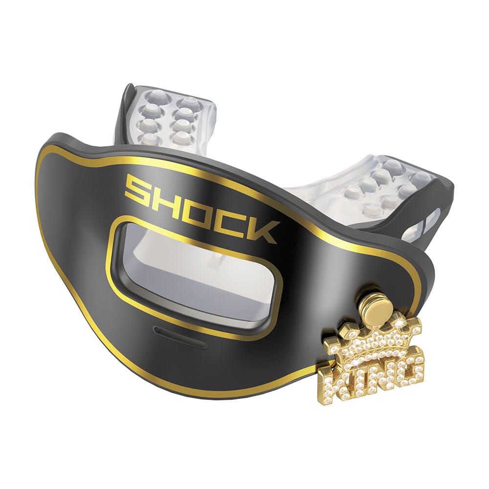Shock Doctor Showtime Receiver Glove, White/Gold Lux L