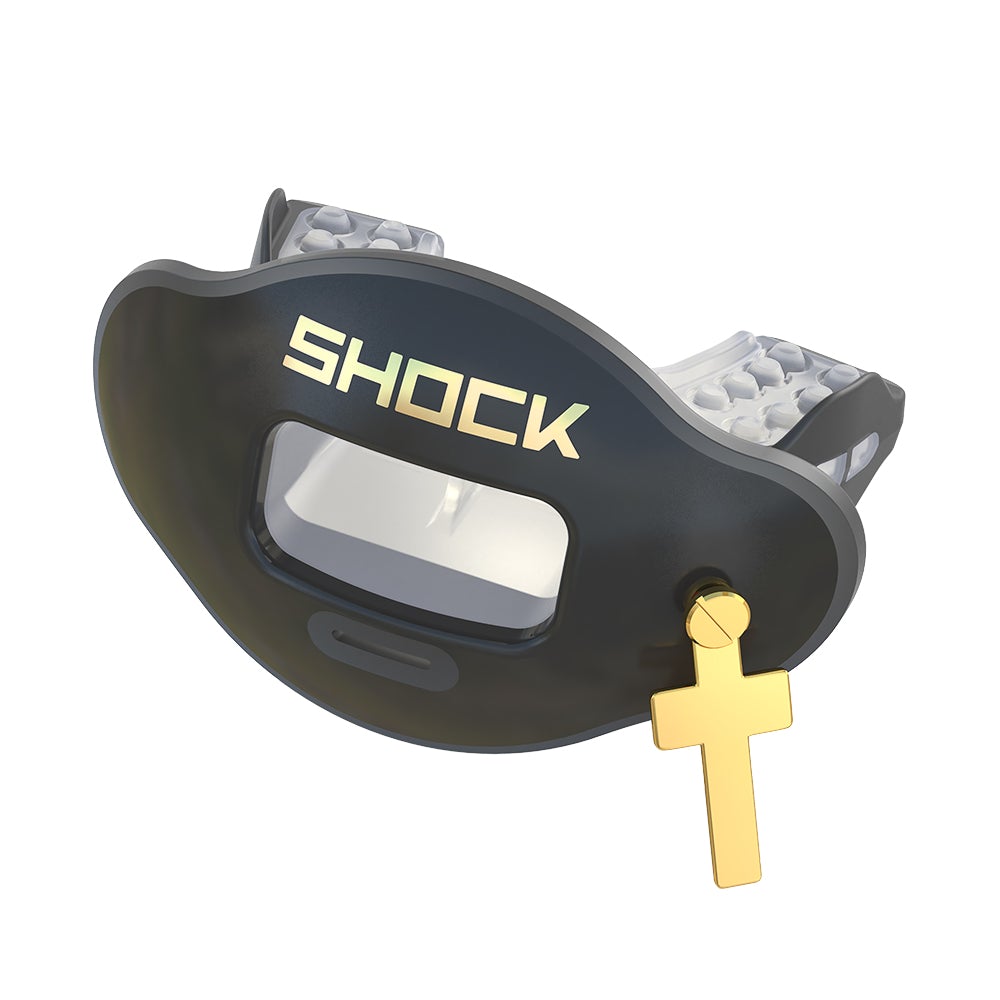 3D Gold Cross Max AirFlow Football Mouthguard