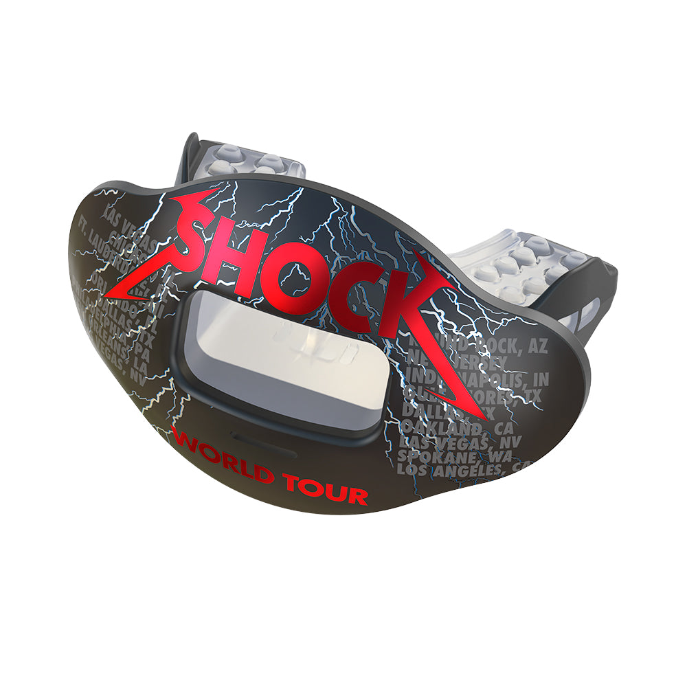 Black Lux/Iridescent Max AirFlow Football Mouthguard