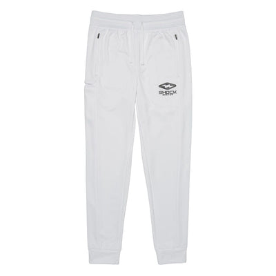 Shock Doctor Athletic Jogger Pants - White - Front View