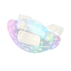 Shock Doctor White Lux/Iridescent Max AirFlow Football Mouthguard