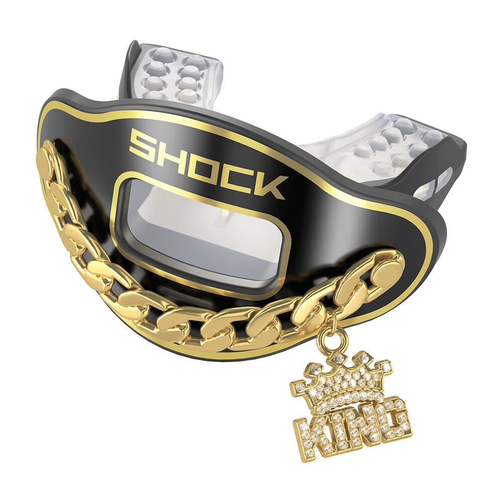 Shock Doctor 3D Chain Jewel Max AirFlow Football Mouthguard - Side View