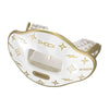 Shock Doctor 3D White/Gold Lux Max AirFlow Football Mouthguard - Side View