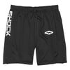 Shock Doctor Performance Athletic Shorts - Black - Front View