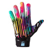 Shock Doctor Tie-Dye Showtime Football Receiver Gloves - Inside of Glove - C-Tack Detail